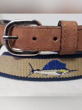 Zep-Pro Sailfish Cotton Fishing Belt Size 38